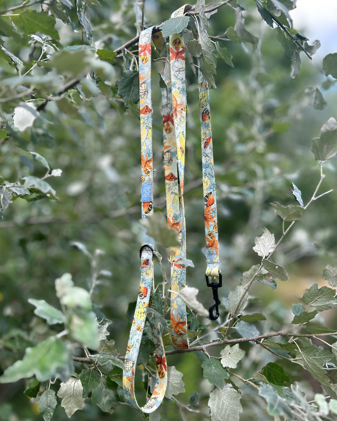 smycz sunday w motyle, pszczoły i kwiatki