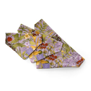 fioletowe bandanki nakładane na obroże dla psa