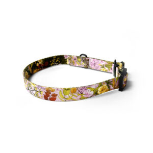 wytrzymała obroża z taśmy nośnej z regulatorem w barwach fioletu