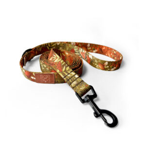 lekka smycz miejska z jesiennym wzorem