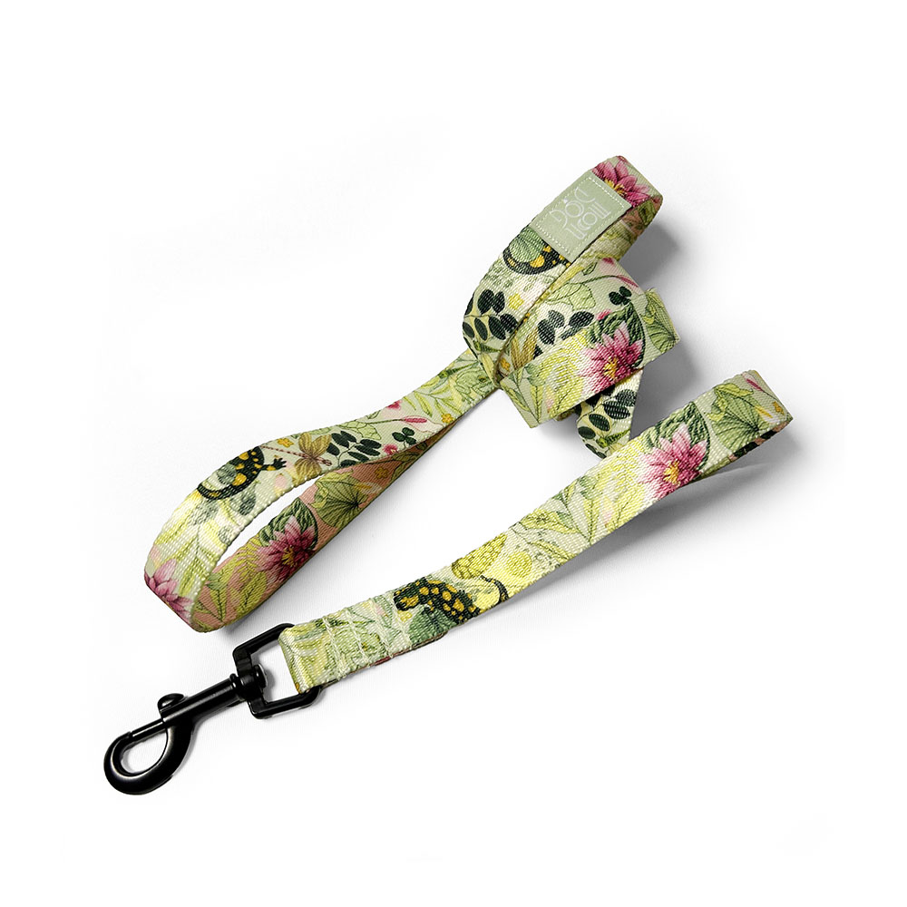 smycz miejska lakeside w salamandry i kwiaty