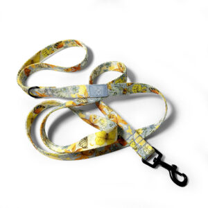 Smycz sunday niebieska w kwiaty