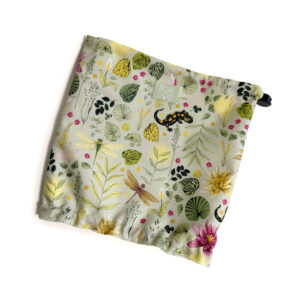 snood dla spaniela w letni wzór