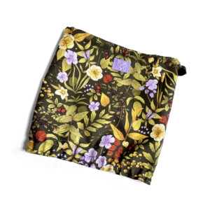 snood dla psa w roślinny wzór wodoodporny