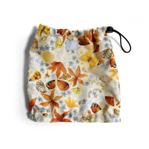 komin dla spaniela w kwiaty