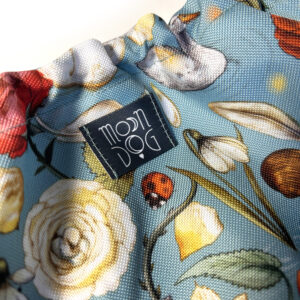 komin dla psa niebieski