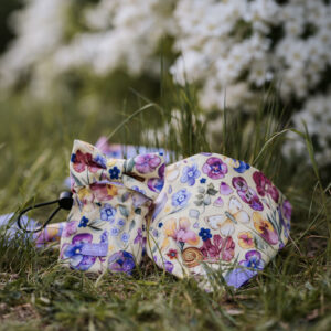 Bandana welurowa FLOWERBED - obrazek 6