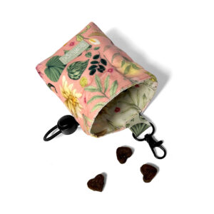 mała saszetka na smaczki kwiaty