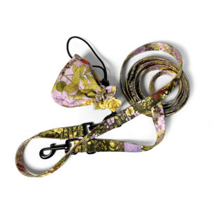 mała saszetka na smaczki i smycz przepinana