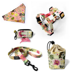 Welurowa scrunchie LAKESIDE LILY - obrazek 5