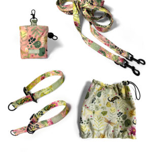 Welurowa scrunchie LAKESIDE LILY - obrazek 4