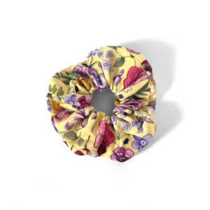 Welurowa scrunchie FLOWERBED BUTTERCUP