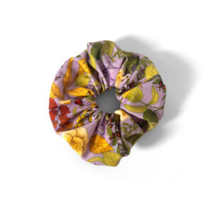 Welurowa scrunchie SEPTEMBER VIOLET - obrazek 3