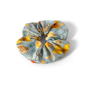 Alternative view of Welurowa scrunchie SUNDAY BLUE