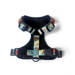 Alternative view of Szelki bezuciskowe dla psa SNOWDROP TURQUOISE