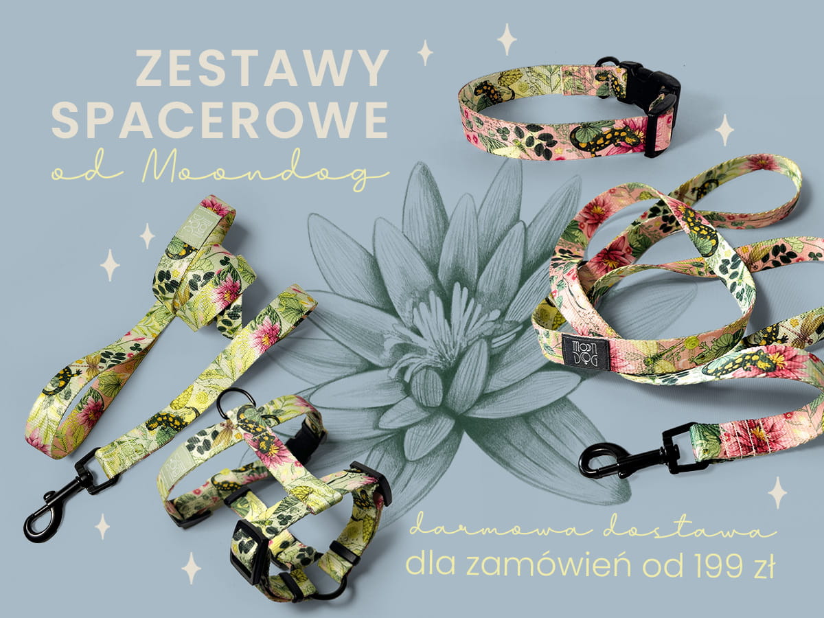 szelki i smycz miejska lakeside sage moondog lilie i salamandry