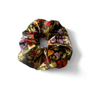 Satynowa scrunchie SEPTEMBER EVERGREEN