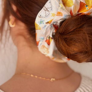 Alternative view of Satynowa scrunchie SUNDAY LIGHT